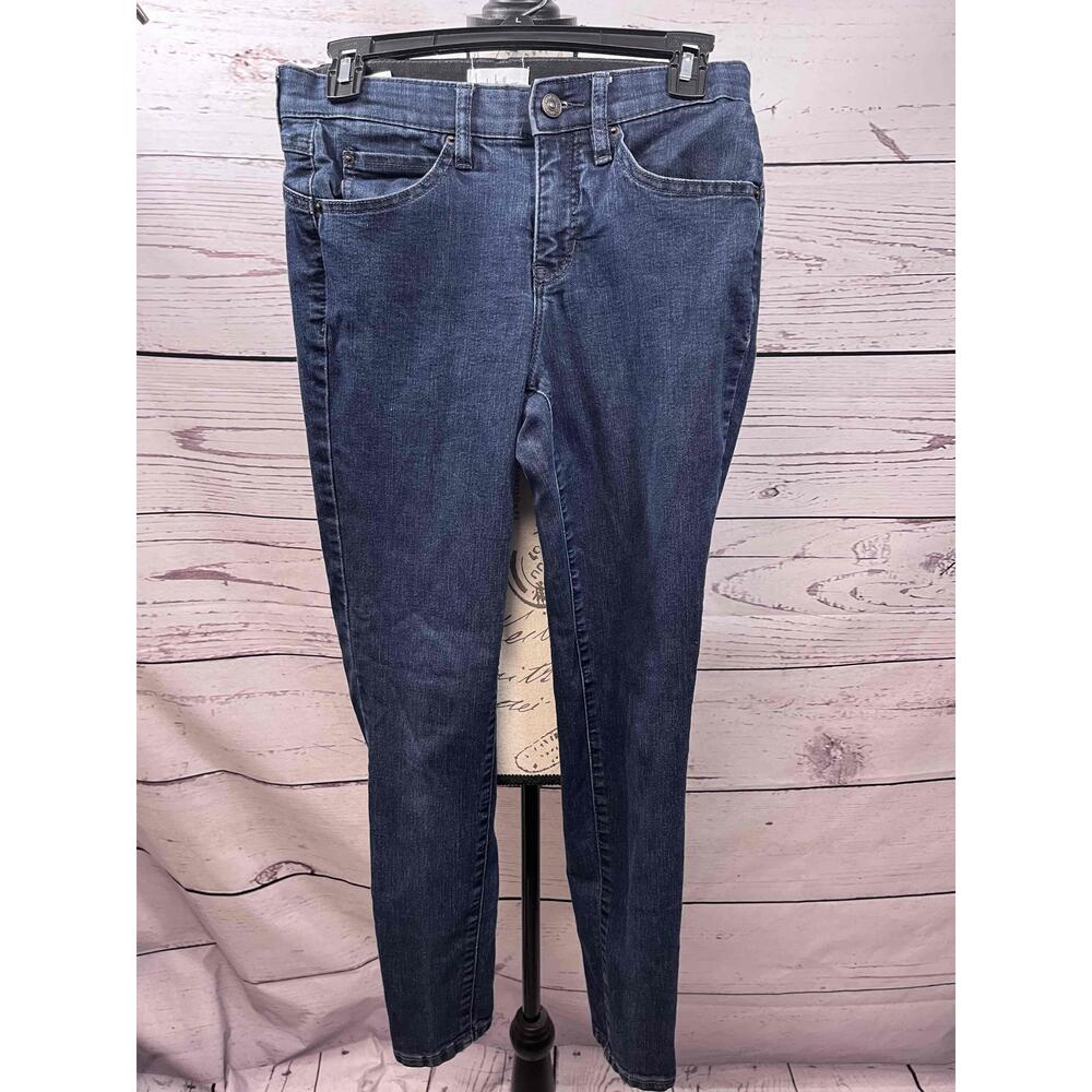 Nicole Miller Soho Dark Wash‎ 5 Pocket Skinny Jeans Size 4